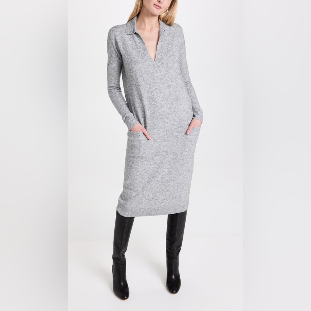 Hatch | Black Polo Knit Dress